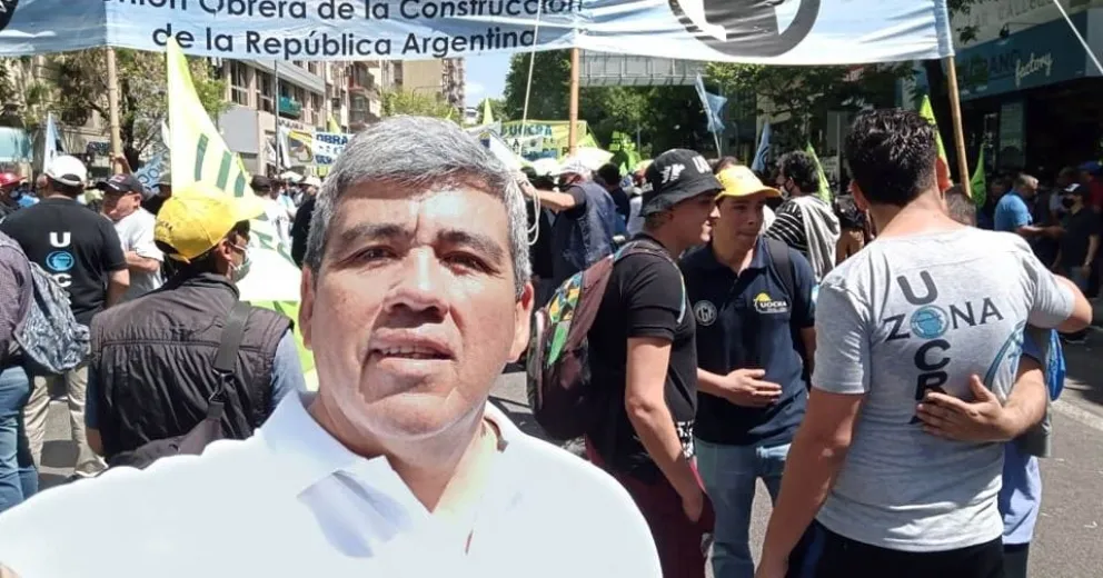 El secretario general de la UOCRA, Damián Miler