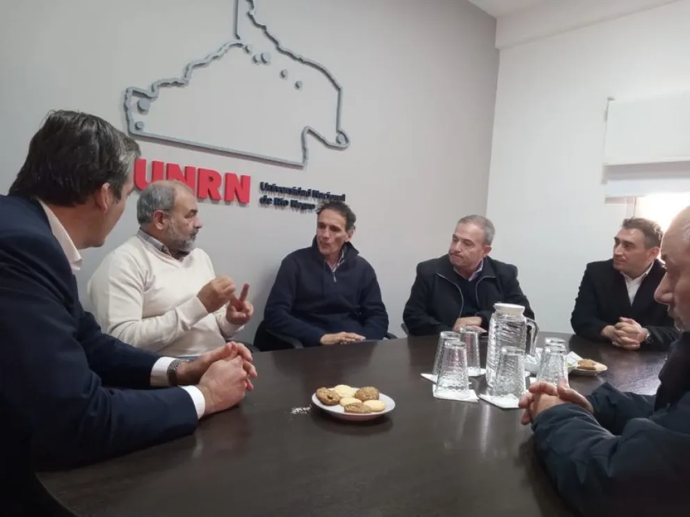 Katopodis aprovechó la visita a Viedma para reunirse con el rector de la UNRN