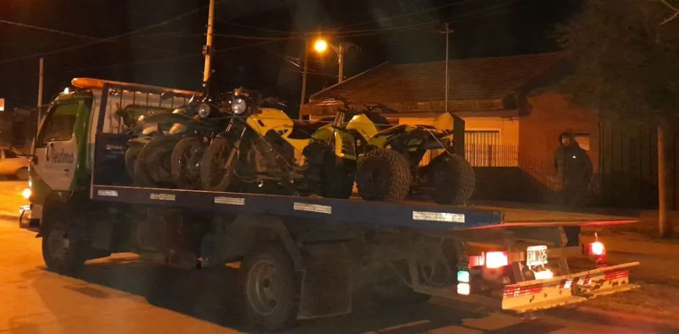 Varias motos fueron sacadas de circulación.Foto archivo.