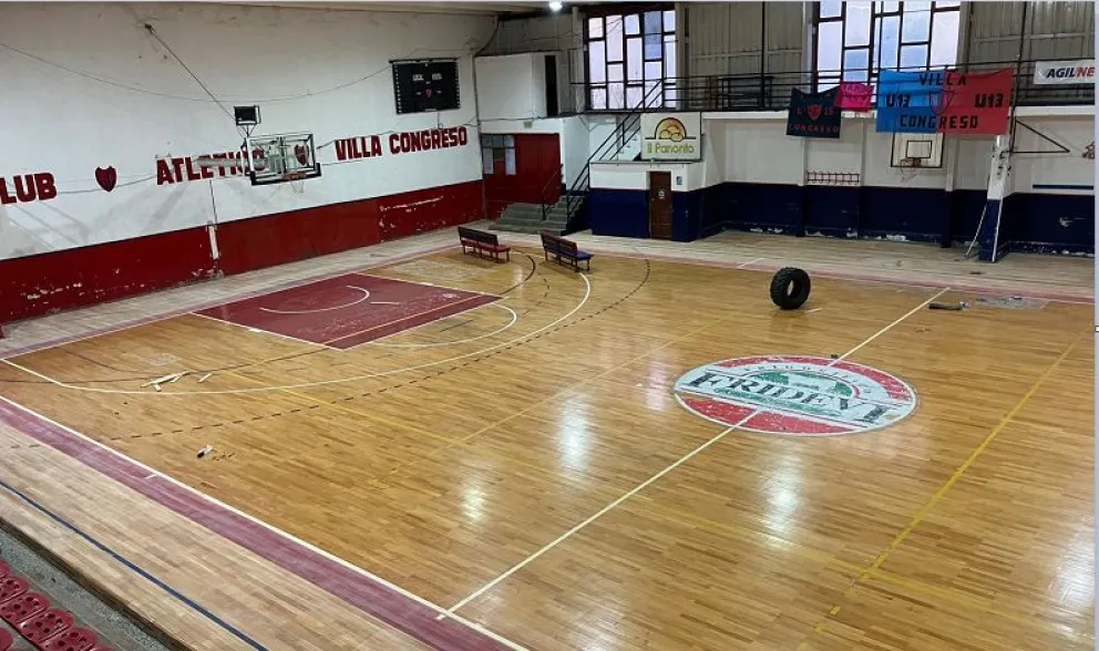 Villa Congreso realiza distintas remodelaciones en el gimnasio de costanera