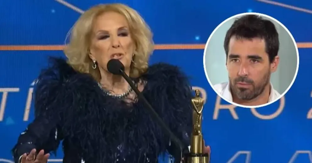 Mirtha Legrand le hizo un fuerte pase de factura a Nacho Viale en los Martín Fierro