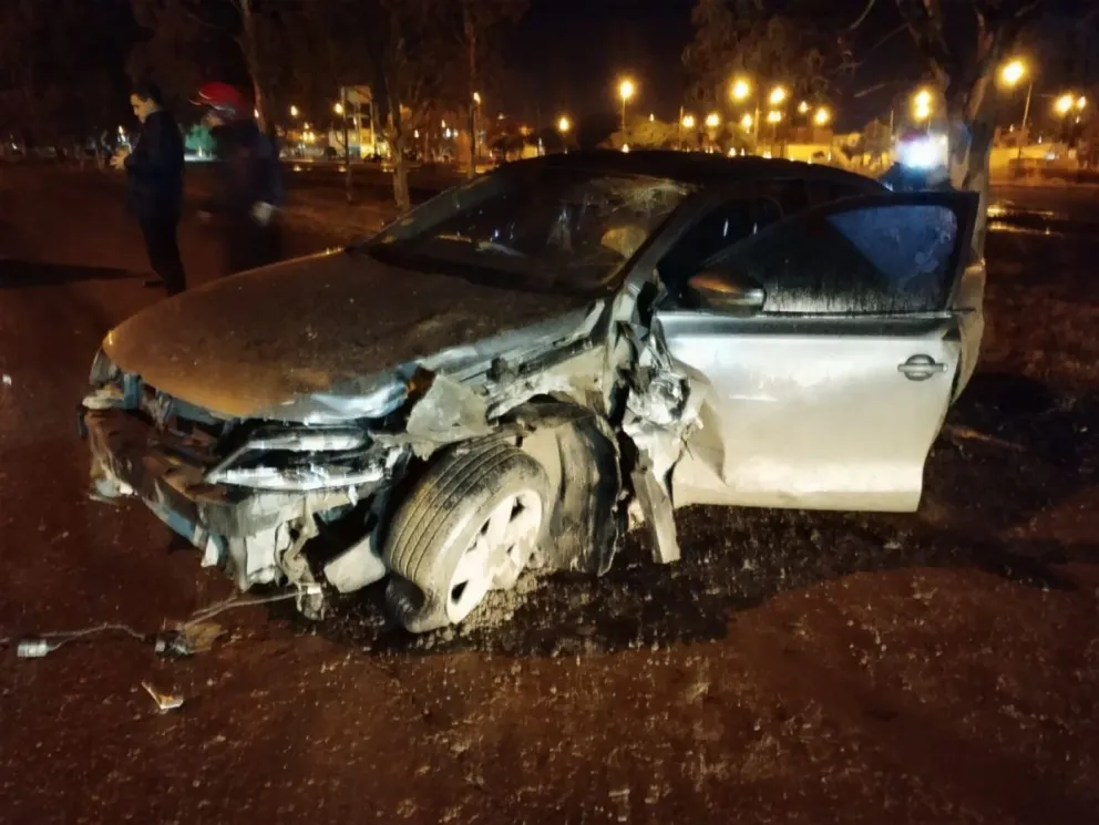 Se filtró un video del accidente en Ruta 1: "Por gente así, pelotuda, casi pierde la vida un nene"