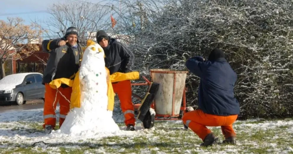 El pronóstico del tiempo se volvió loco: se prevé nieve en Viedma
