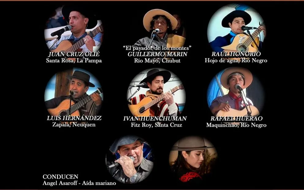 El canto repentista de la payada reúne esta noche a seis cultores patagónicos