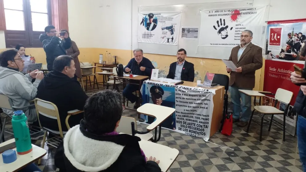 La UNRN organizó una charla-debate a siete años del crimen de Lucas Muñoz