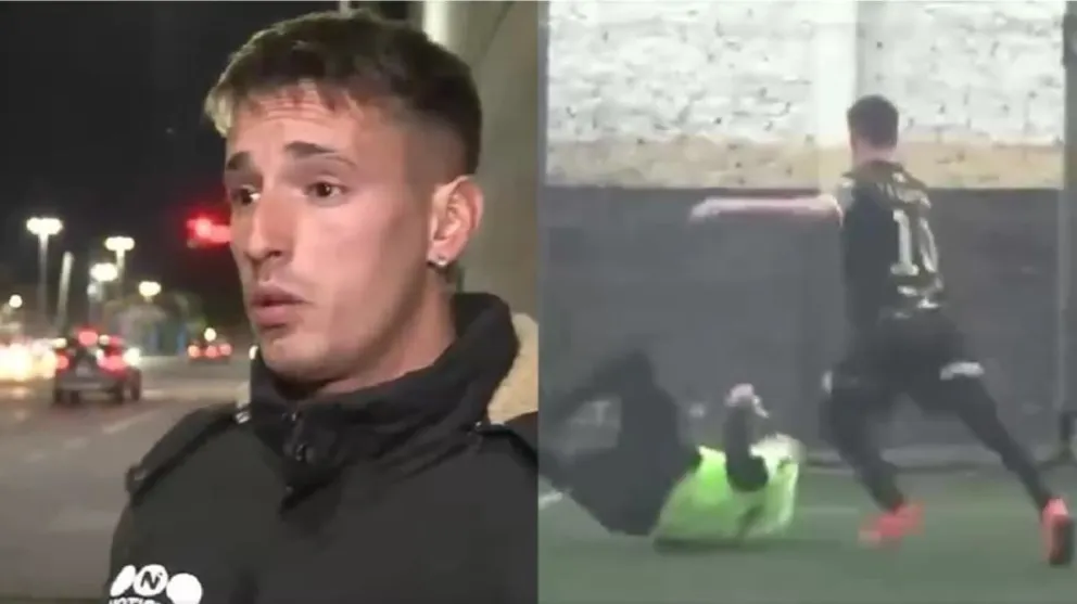 Se suicidó el joven que le dio una patada en la cabeza a un árbitro en un partido de fútbol