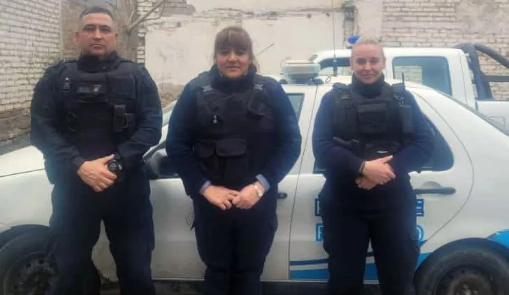 Estas son las caras de tres policías héroes