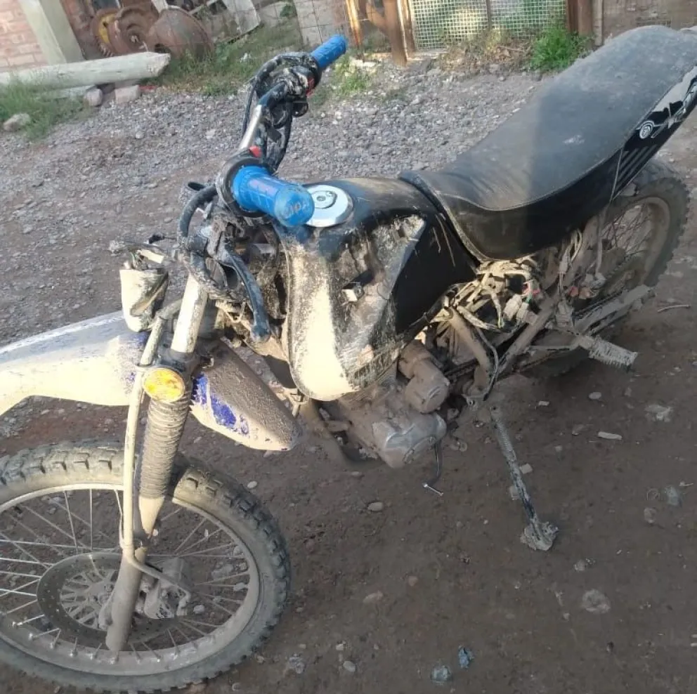 Recuperan en el barrio Mi Bandera la moto robada a un trabajador de delivery