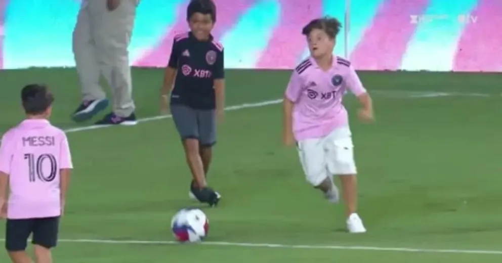 Thiago Messi deslumbró con un extraordinario caño y explotaron las redes 