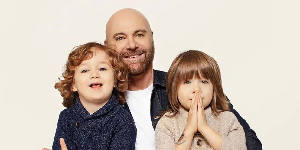 Las fotos de las vacaciones en la nieve de Germán Martitegui y sus hijos