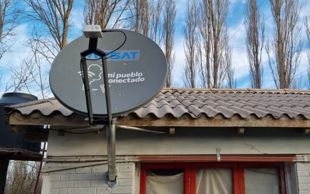 Conectividad satelital para diez localidades rionegrinas 