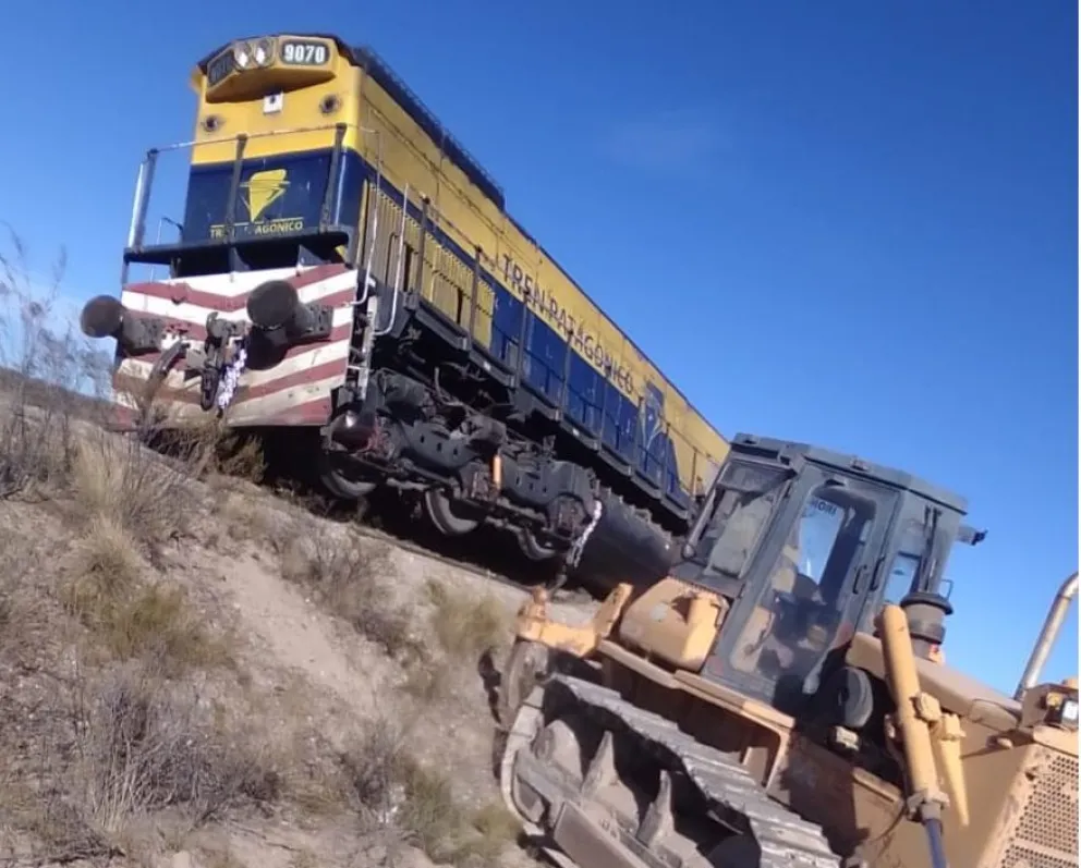 Recuperan la locomotora, y ya está todo listo como para cumplir el servicio Viedma-Bariloche