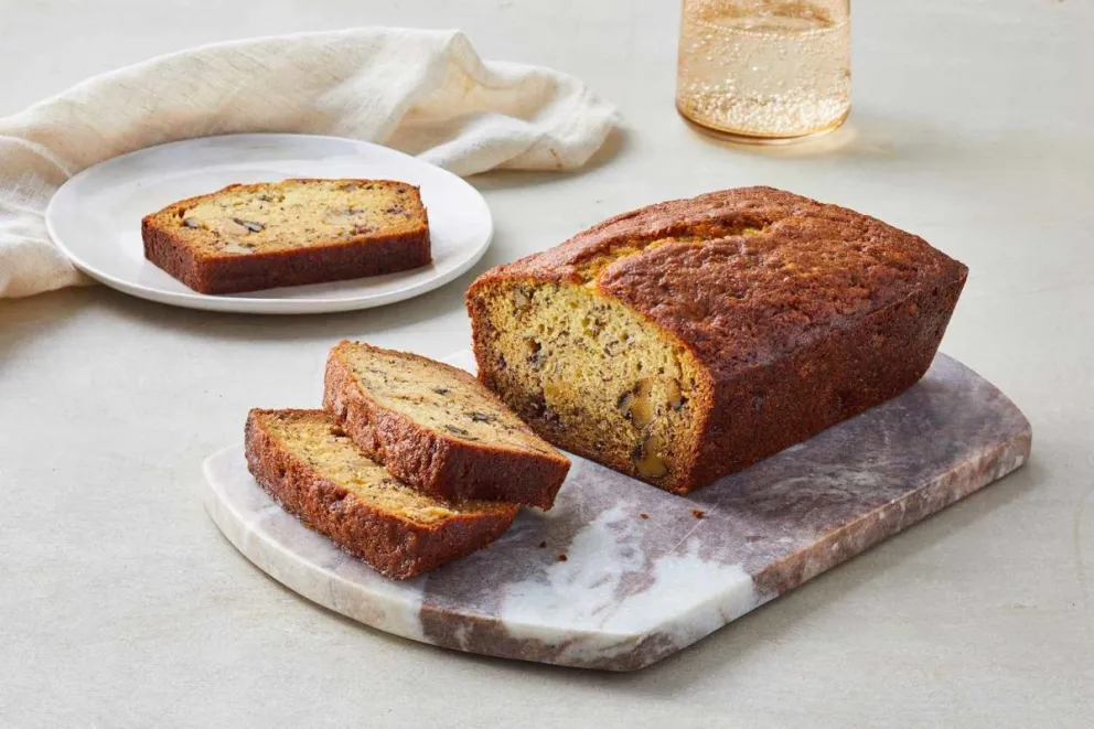 Prepará en casa un delicioso banana bread, una opción energética para tu dieta