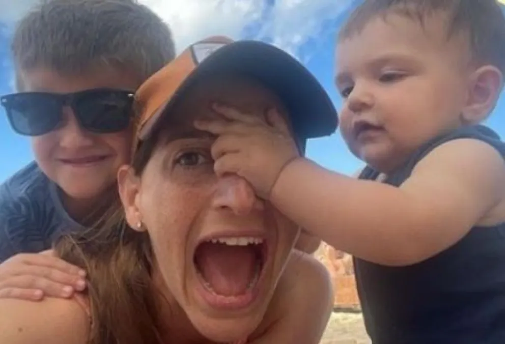 Natalia Pastorutti presentó a sus hijos Pascual y Salvador y contó que serán músicos
