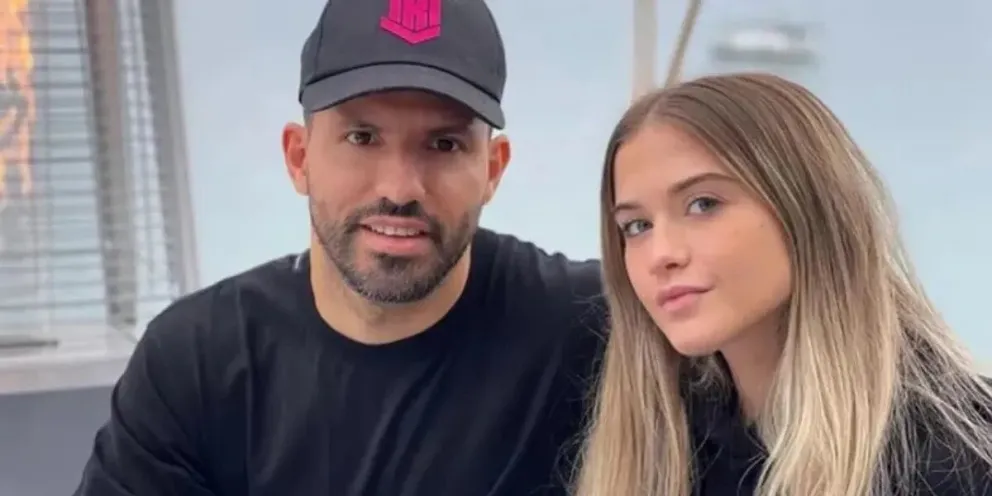 El Kun Agüero confirmó su separación de Sofía Calzetti 