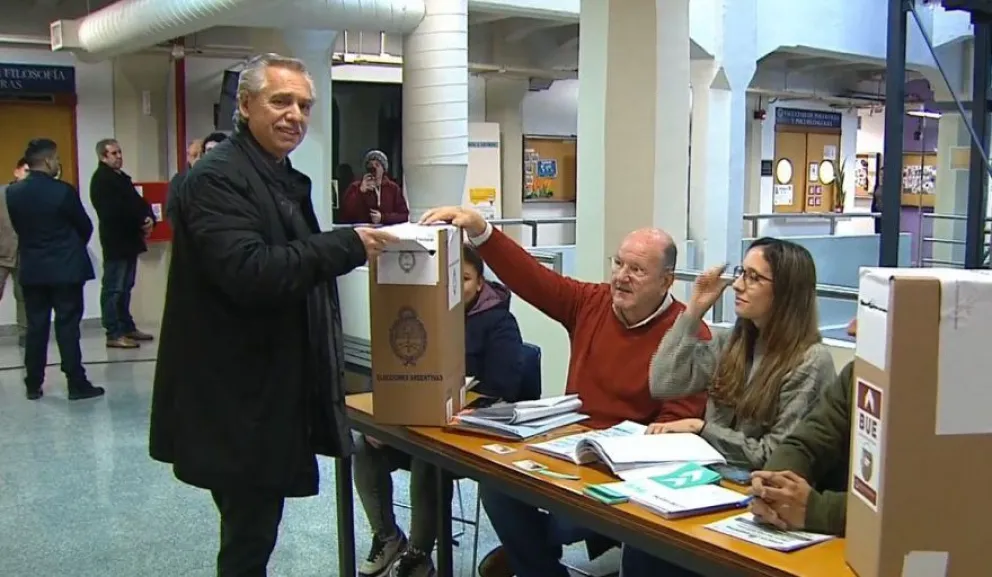 Alberto Fernández: “Siempre que se vota, la Argentina se vuelve un país mejor”