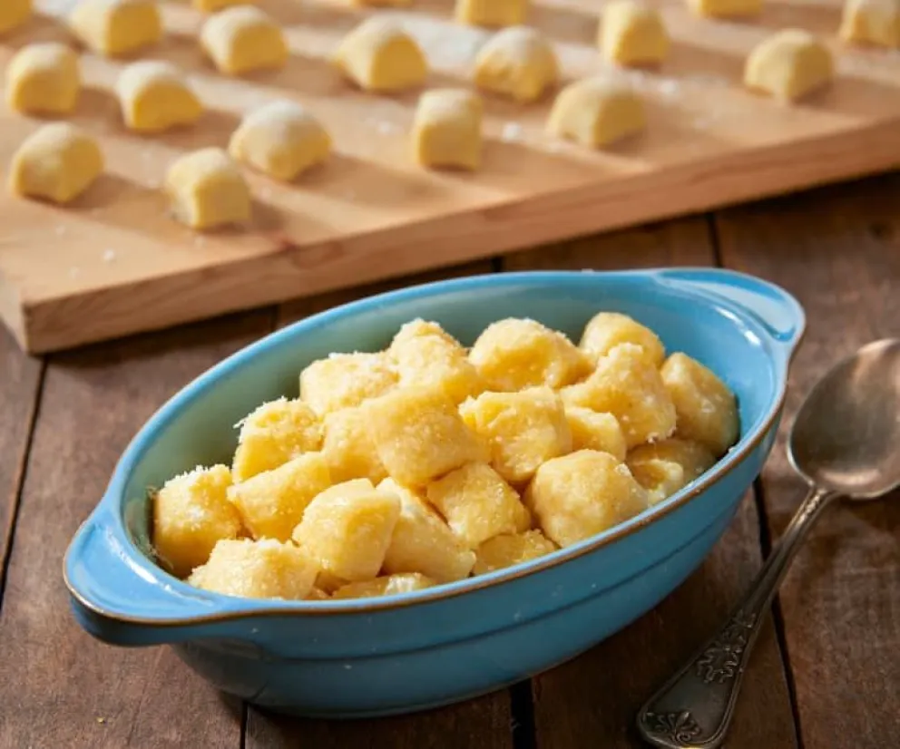 Deliciosa opción económica: ñoquis de polenta