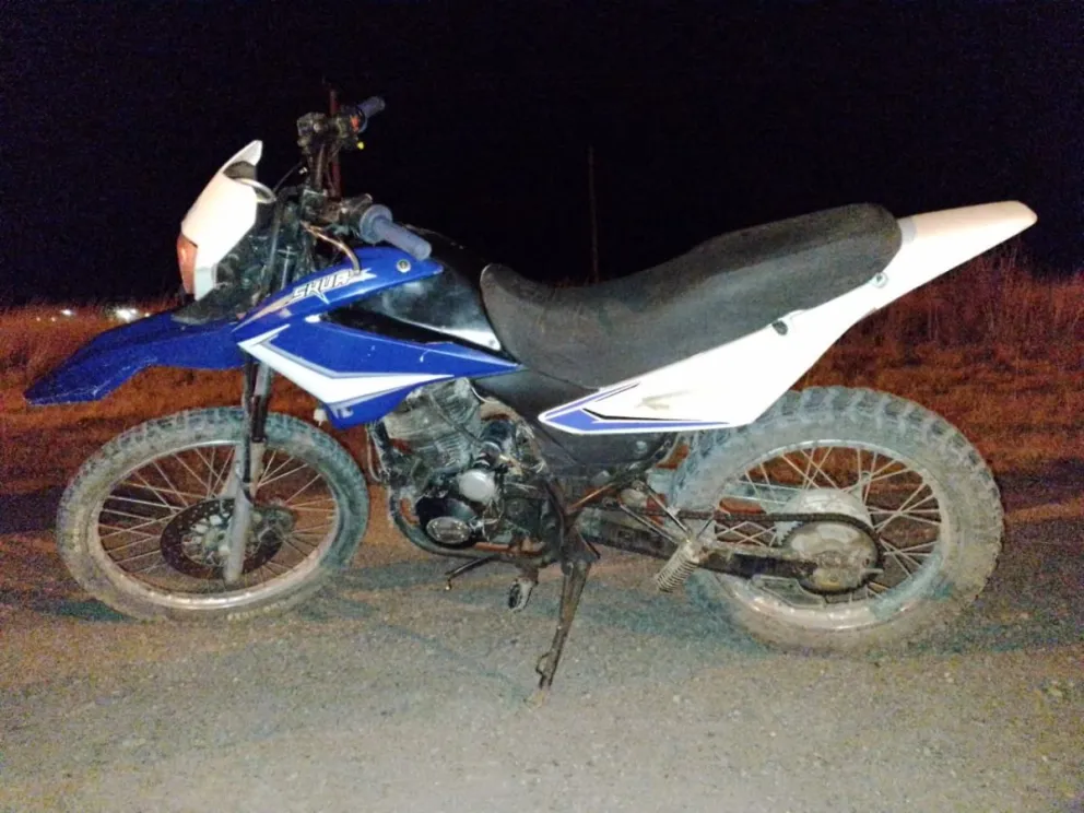 Policías lograron recuperar una moto con pedido de secuestro