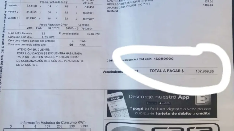 Una vecina empezó a vender pizzas y empanadas para poder pagar la exorbitante boleta de luz 