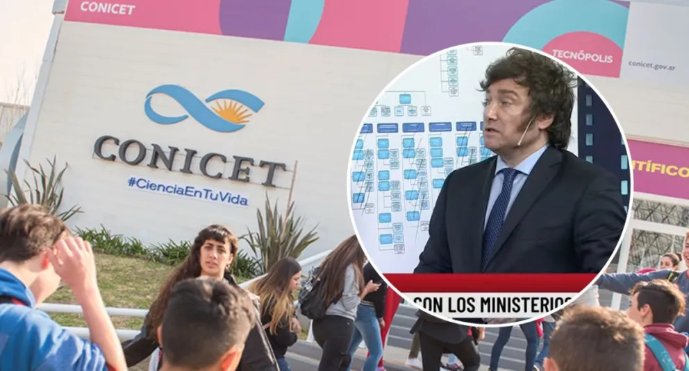 Polémica propuesta de Milei: cerraría el Ministerio de Ciencia y privatizaría el Conicet