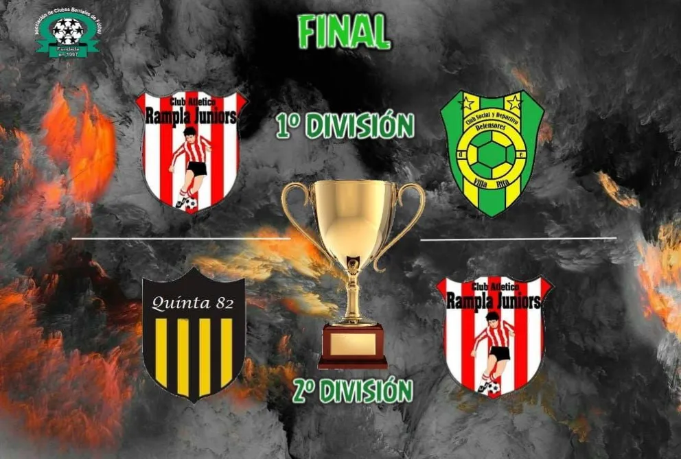 Todo listo para la gran final del fútbol barrial maragato