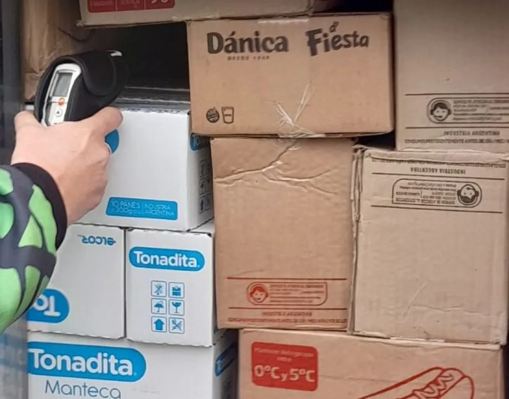 Decomisaron pollos y panes por transportarlos en forma irregular