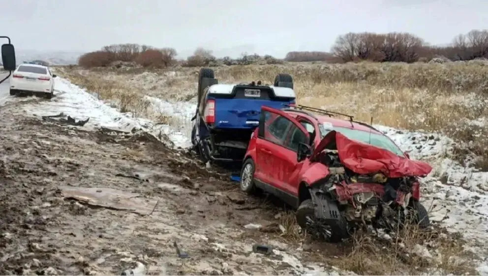 Tres personas heridas en un choque frontal sobre la Ruta 234