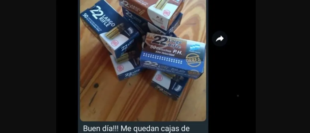 Balas a domicilio en la Comarca: se comercializan por Whatsapp