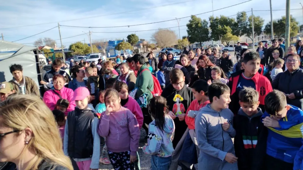 El Día de las Infancias se vivió a pleno en el predio del ferrocarril 
