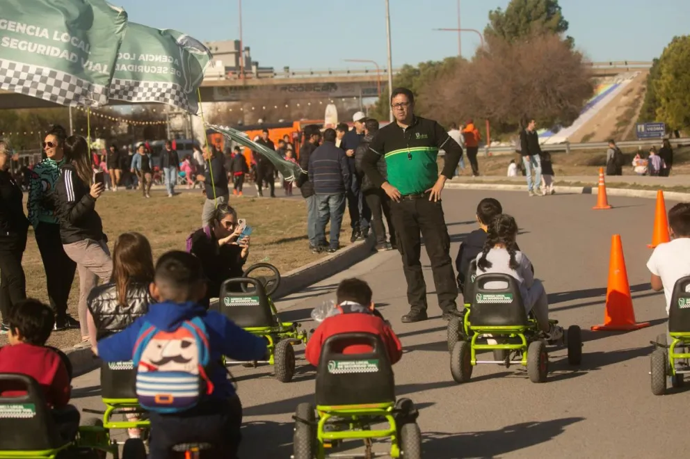 Jornada de seguridad vial en el Parque Ferreira.