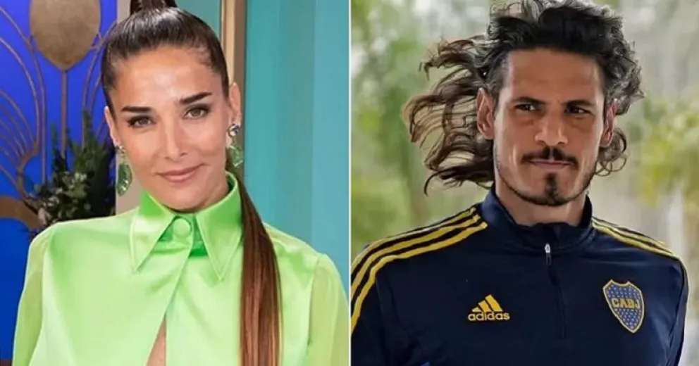 Aseguran que Juana Viale coqueteó con Edinson Cavani y la esposa del jugador explotó