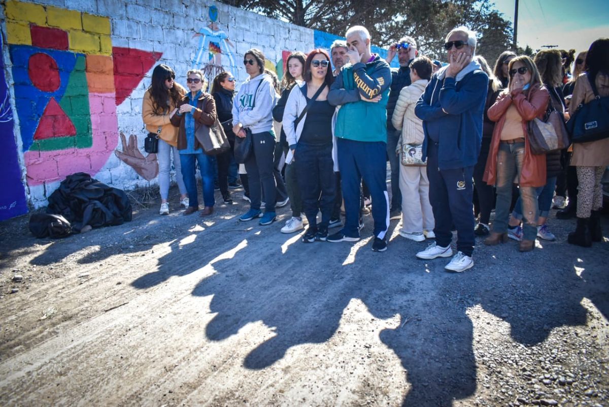 Descubrieron El Mural De Agostina Jalabert En Un Clima De Mucha Emoción