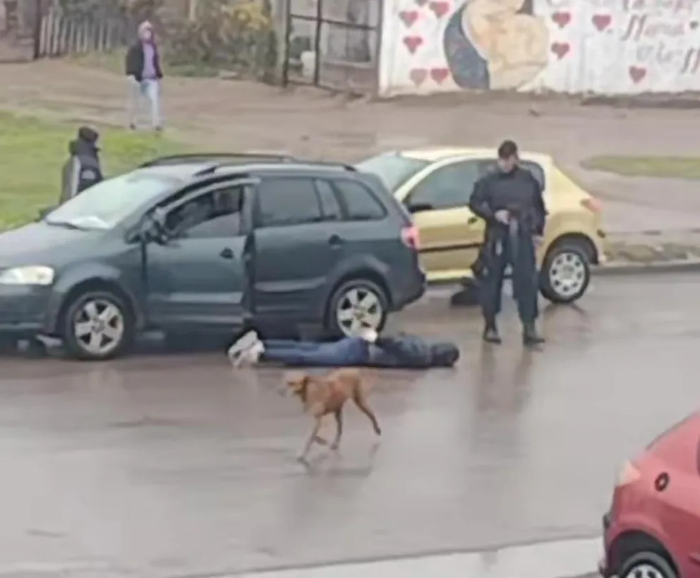Confuso episodio: se pensó en un secuestro pero detuvieron a tres por atentado y resistencia a la autoridad