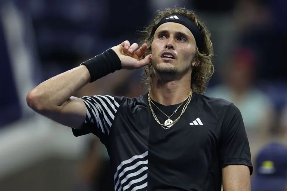 VIDEO: un espectador lanzó un grito nazi a Zverev en el US Open y paró el partido