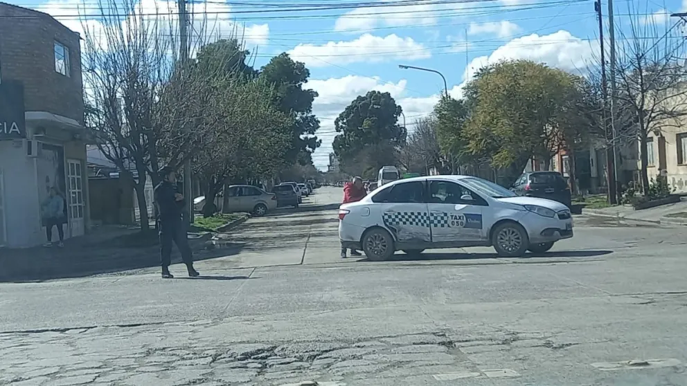 Choque y susto en Boulevard Contín y Colón