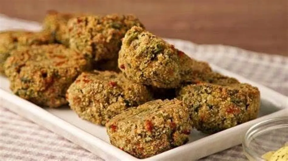Croquetas de arroz: al horno y rellenas 