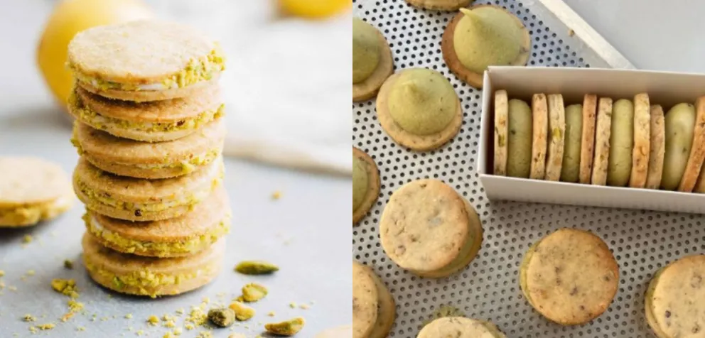 Una receta diferente: cómo hacer alfajores de pistacho