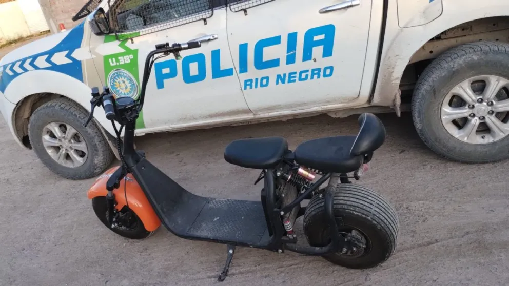 Misteriosamente apareció la costosa moto eléctrica robada de Lotería