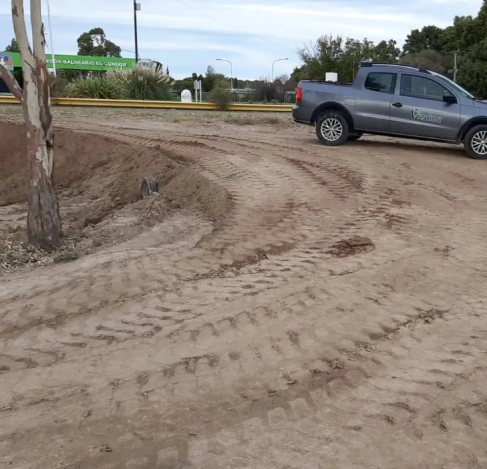 Avanza la construcción de la nueva estación de servicio en El Cóndor