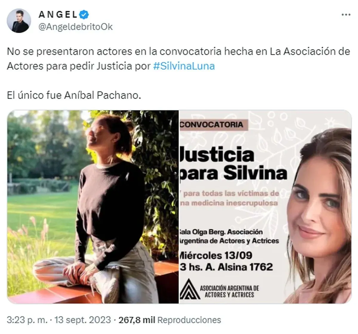 Una amiga de Silvina Luna contó por qué aceptó operarse con Lotocki |  NoticiasNet - Informacion de Rio Negro, Patagones y la costa.