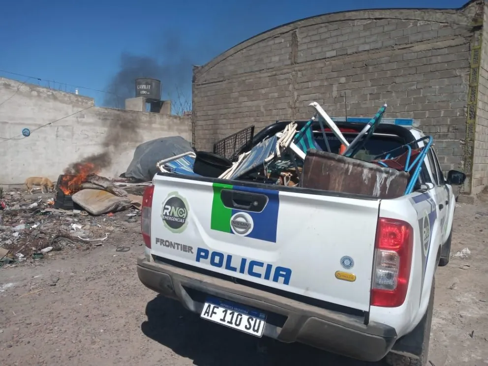 La policía desarmó una guarida de malandras en la calle Estados Unidos