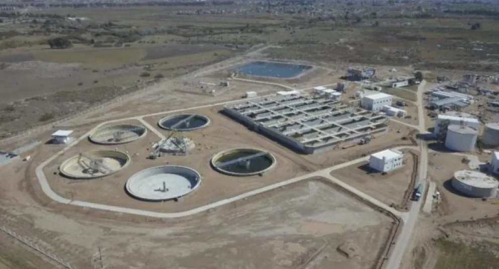 Avances en la nueva planta depuradora de líquidos cloacales en Patagones