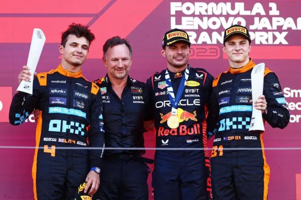 Max Verstappen ganó en el GP de Japón y está a un paso del tricampeonato
