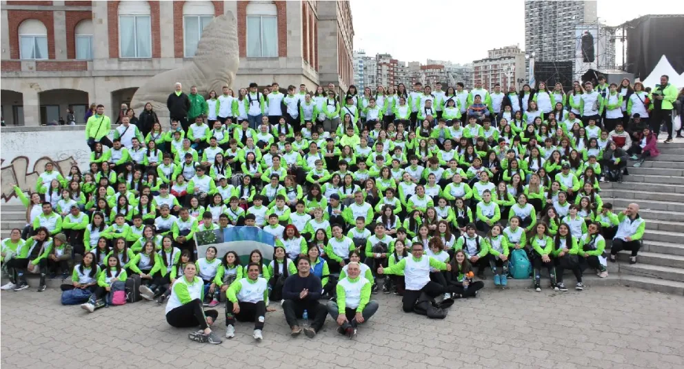 Río Negro participó de la ceremonia inaugural de los Juegos Evita