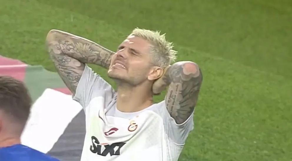 ¡Insólito blooper de Mauro Icardi!: quiso imitar a Messi y Suárez pero terminó en un increíble error 
