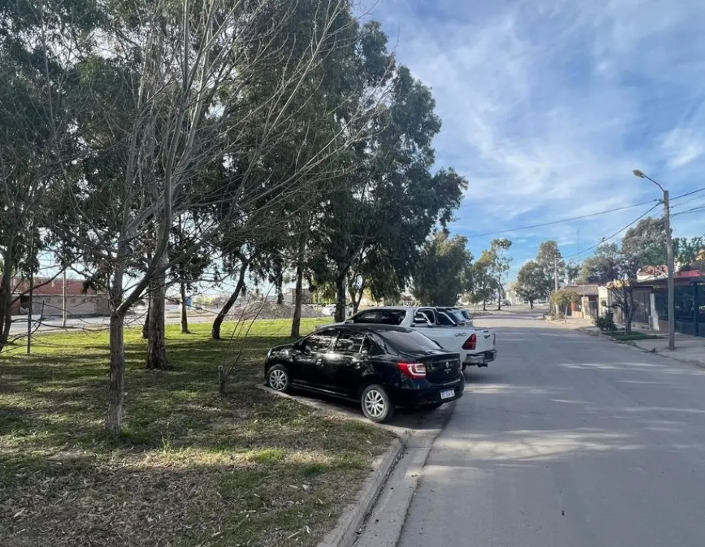 Un sujeto emuló al "Hombre araña", entró a un patio y robó una hormigonera