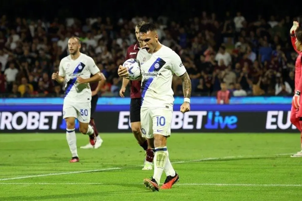 Póker de Lautaro Martínez para la goleada del Inter