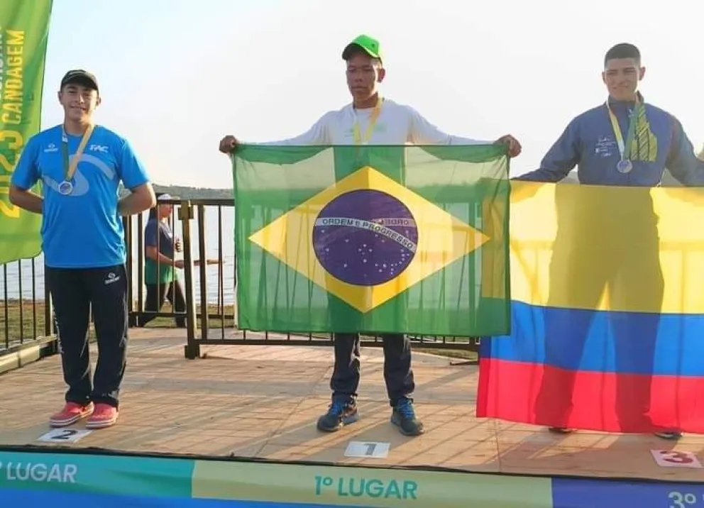 Medalla de plata y de bronce para Aramis Ayala en el Sudamericano de Canotaje: el domingo sale a escena nuevamente