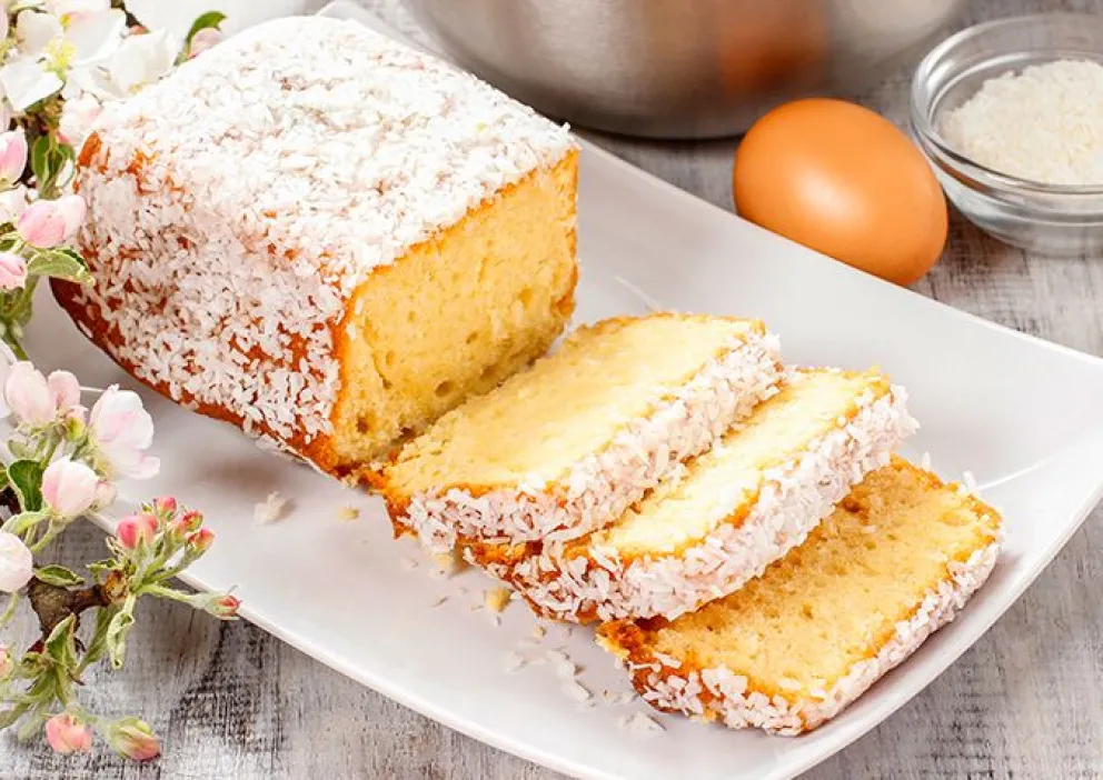 Súper simple: hacé un budín de coco para la tarde