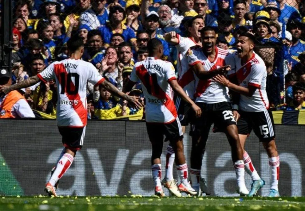 River es el dueño del Súperclásico: venció a Boca y festejó en La Bombonera